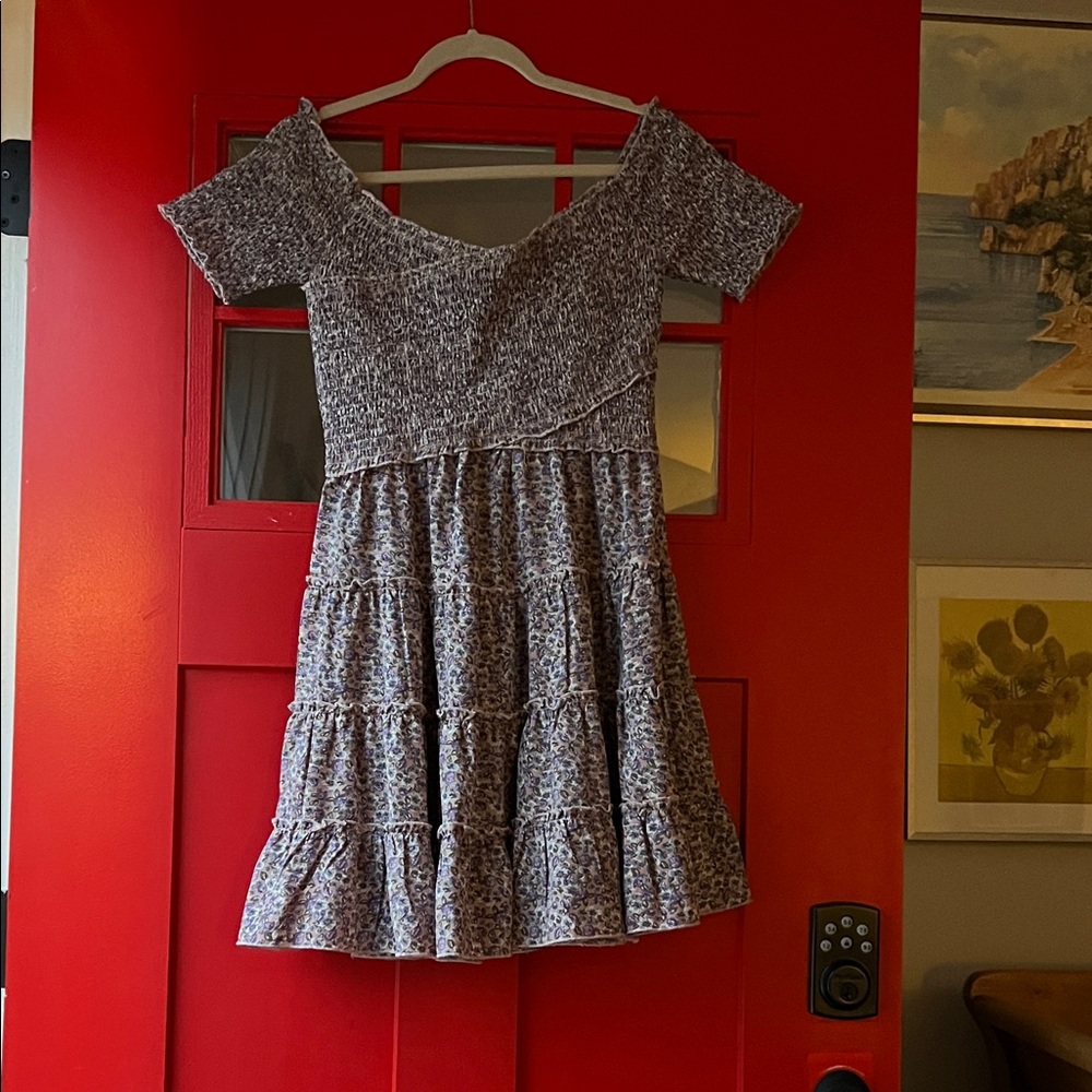 Floral Off-Shoulder Women’s Dress